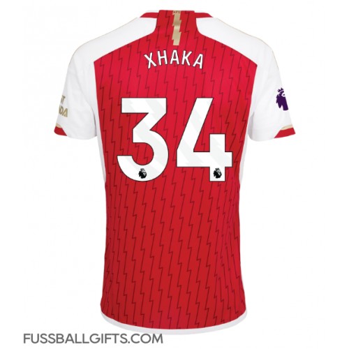 Arsenal Granit Xhaka #34 Fußballbekleidung Heimtrikot 2023-24 Kurzarm